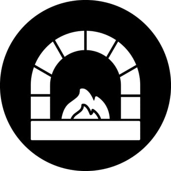 Stone Oven Vector Icon