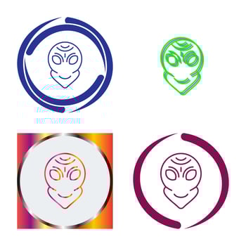 Alien Vector Icon