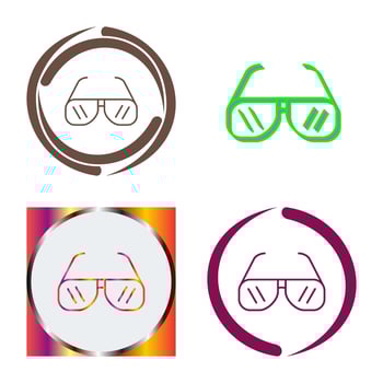 Sun Glasses Vector Icon