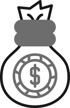 Money Bag Vector Icon