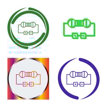 Resistor Vector Icon