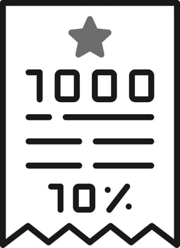 Bill Vector Icon