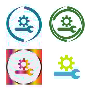 Unique Technical Support Vector Icon