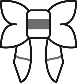 Ribbon Bow Vector Icon