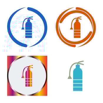 Unique Extinguisher Vector Icon