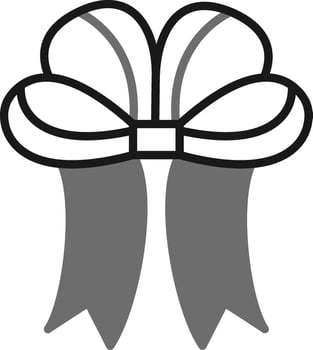 Ribbon Bow Vector Icon