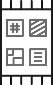 Patchwork Vector Icon