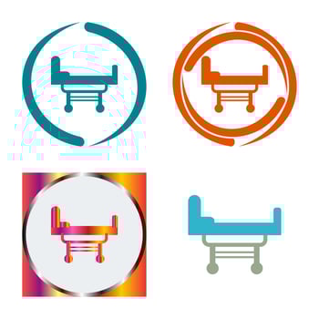 Hospital Bed Vector Icon