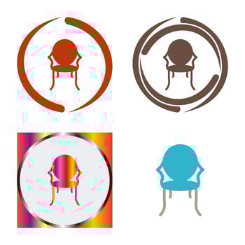 Ancient Chair Vector Icon