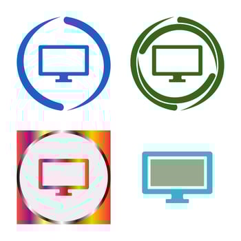 Monitor Vector Icon
