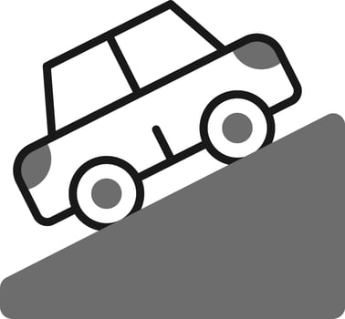 Uphill Vector Icon