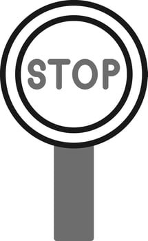 Stop Sign Vector Icon