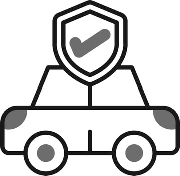 Car Insurance Vector Icon