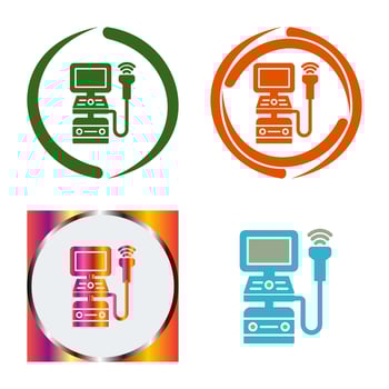 Ultrasound Machine Vector Icon