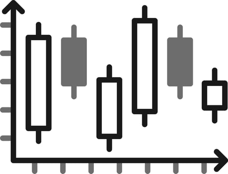 Japanese Candlestick Vector Icon