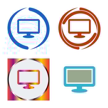 Monitor Vector Icon