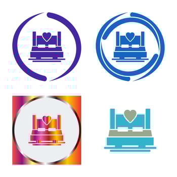 Double Bed Vector Icon