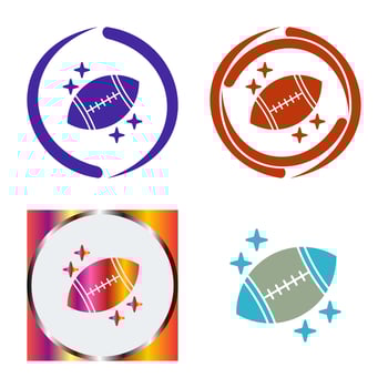 Rugby Vector Icon