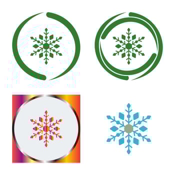 Snow Flake Vector Icon