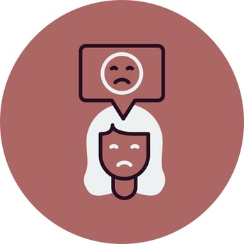 Pessimistic Vector Icon