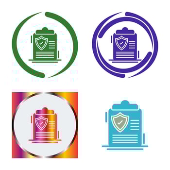 Protection Policy Vector Icon