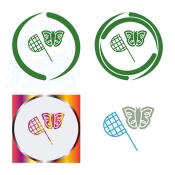 Butterfly Catcher Vector Icon