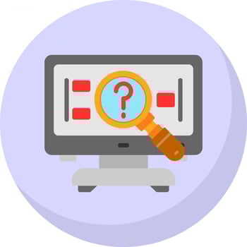 Problem Framing Vector Icon Design