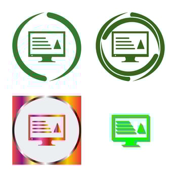 Unique Content Production Vector Icon
