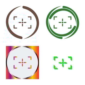 Unique Focus Vector Icon