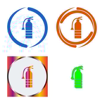 Unique Extinguisher Vector Icon