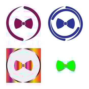 Bow Tie Vector Icon