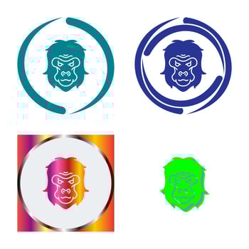 Gorilla Vector Icon