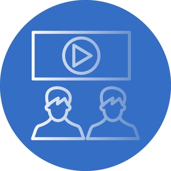 Viewership Vector Icon Design
