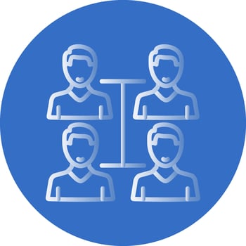 Team Building Vector Icon Design