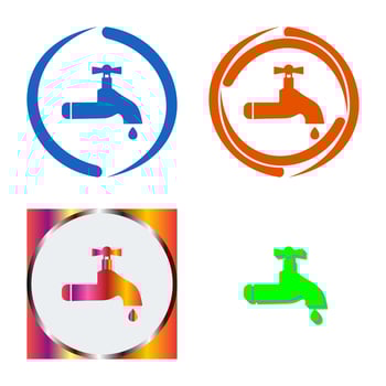 Water Tap Vector Icon