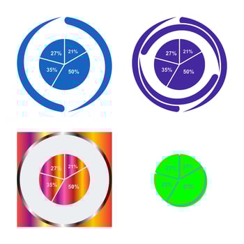 Pie Chart Vector Icon