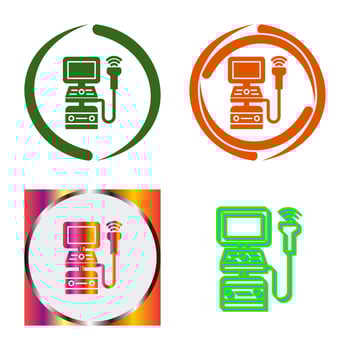 Ultrasound Machine Vector Icon