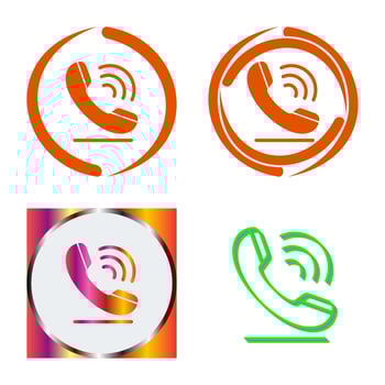 Phone Call Vector Icon