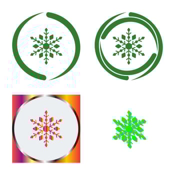 Snow Flake Vector Icon