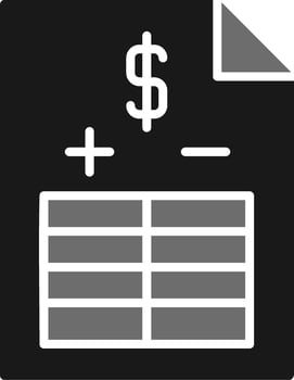 Balance Sheet Vector Icon