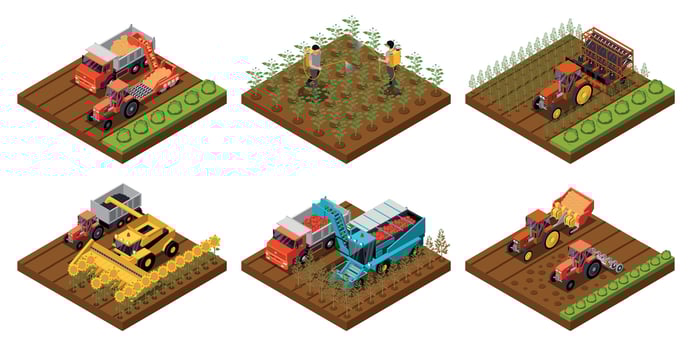 Potato Chips Production Compositions vector