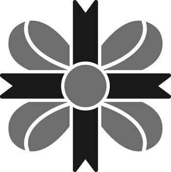 Ribbon Bow Vector Icon
