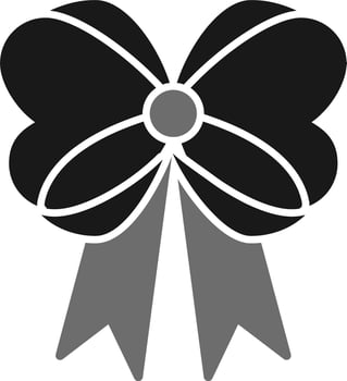 Ribbon Bow Vector Icon