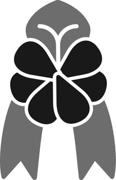 Ribbon Bow Vector Icon