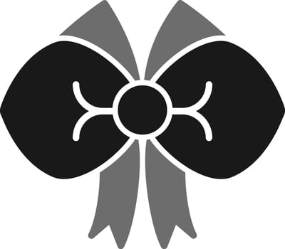 Ribbon Bow Vector Icon