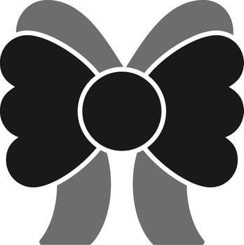 Ribbon Bow Vector Icon