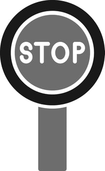 Stop Sign Vector Icon