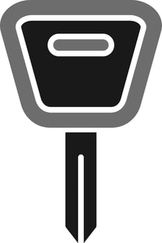 Car Key Vector Icon