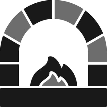 Stone Oven Vector Icon