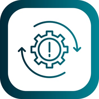 Process Inefficiencies Vector Icon Design